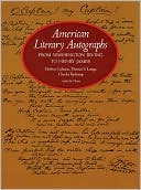American Literary Autographs from Washington Irving to Henry James by Herbert Cahoon: Book Cover