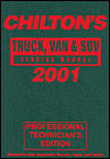 Chilton's Truck/Van/Suv Service Manual: Domestic/Import 1997-2001 Truck, Van and SUV Service