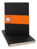 Moleskine Cahier Black Extra Large Ruled Journal, Set of 3 by Moleskine: Product Image