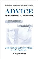 Advice Written On The Back Of A Business Card