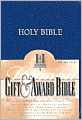 KJV Gift and Award Bible: King James Version, blue imitation leather, words of Christ in red