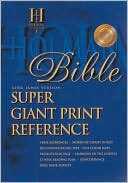 Super Giant Print (18 point type) Reference Bible: King James Version (KJV), black imitation leather, words of Christ in red, with concordance