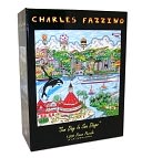 SAN DIEGO-SUN DAY IN SAN DIEGO FAZZINO 1000 Piece PUZZLE by Andrews Blaine: Product Image