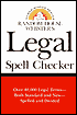Random House Webster's Legal Spell Checker