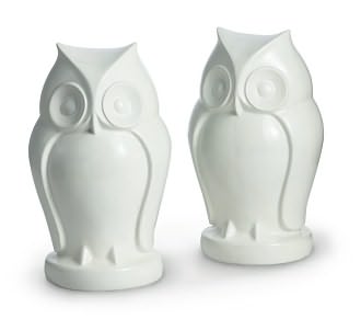 White Owl Resin Bookends - Set of 2 (7.25"x 4") by Barnes & Noble: Product Image