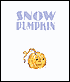 The Snow Pumpkin