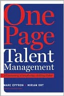 One Page Talent Management: Eliminating Complexity, Adding Value