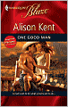 One Good Man (Harlequin Blaze #494)