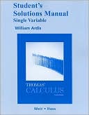 download Student's Solutions Manual, Single Variable for Thomas' Calculus book