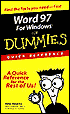 Word 97 for Windows for Dummies: Quick Reference
