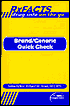 Rx Facts: Brand/Generic Quick Check: Pocket Reference
