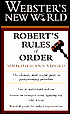 Webster's New World Robert's Rules of Order: Simplified and Applied