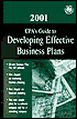 2001 CPA's Guide to Developing Effective Business Plans
