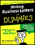Writing Business Letters For Dummies