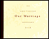 Our Marriage: An Anniversary Keepsake Book