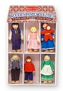 Wooden Family Doll Set by Melissa & Doug: Product Image