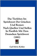 Das Tierleben Im Sprichwort Der Griechen Und Romer