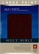 NLT Reference Bible Slimline Center Column Bonded Mahogany