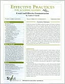 Effective Practices for Academic Leaders: E-mail and Effective Communication