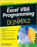 Excel VBA Programming For Dummies