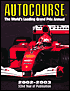 Autocourse 2002/03 the World's Leading Grand Prix Annual