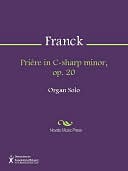 Priere in C-sharp minor, op. 20