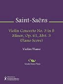 Violin Concerto No. 3 in B Minor, Op. 61, Mvt. 3 (Piano Score)
