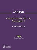 Clarinet Sonata, Op. 14, Movement 1