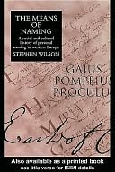 The Means Of Naming