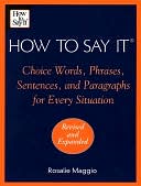 How to Say It