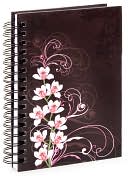 Orchids on Brown Journal - Medium
