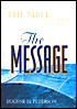 The Message Bible: navy bonded leather