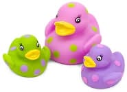 Girls Light Up Ducks Set of 3 by Elegant Baby: Product Image