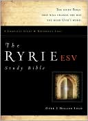 The Ryrie ESV Study Bible Bonded Leather Burgundy- Red Letter Indexed