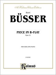 Piece in B-Flat, Op. 22: Part(s)