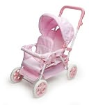 Double Front-to-Back Doll Stroller by Badger Basket Co: Product Image