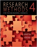 Research Methods for the Behavioral Sciences by Frederick J Gravetter: Book Cover