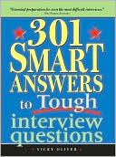 301 Smart Answers to Tough Interview Questions by Vicky Oliver: NOOK Book Cover