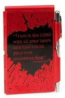 Trust In The Lord Red Inspirational Memo Mate
