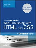 Sams Teach Yourself Web Publishing with HTML and CSS in One Hour a Day by Laura Lemay: Book Cover