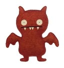 Little Uglydoll Red Ice-bat by Pretty Ugly: Product Image