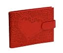 Jonathan Adler Red Heart Soft Photo Wallet 6"x4" photos by Barnes & Noble: Product Image