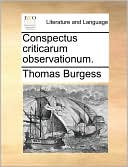 Conspectus criticarum observationum.