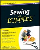 Sewing For Dummies by Jan Saunders Maresh: Book Cover