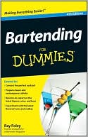 Bartending For Dummies by Ray Foley: Book Cover