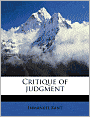 Critique of judgment