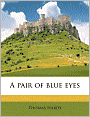 A pair of blue eyes