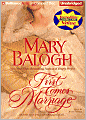 First Comes Marriage (Huxtable Series)