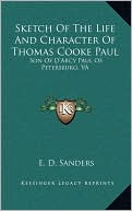 Sketch Of The Life And Character Of Thomas Cooke Paul