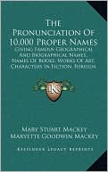 The Pronunciation Of 10,000 Proper Names